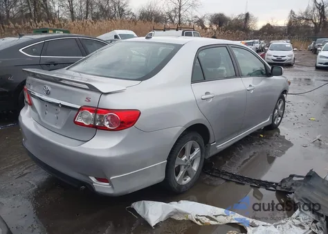 2011 Toyota Corolla S from USA, damaged, VIN 2T1BU4EE9BC562674